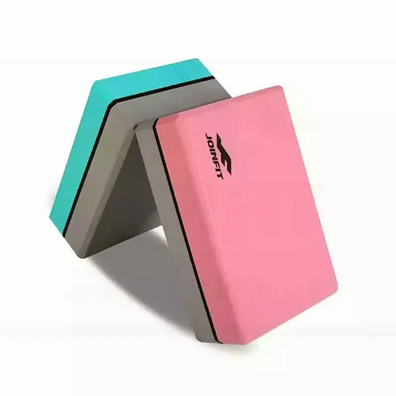 Two EVA foam yoga blocks